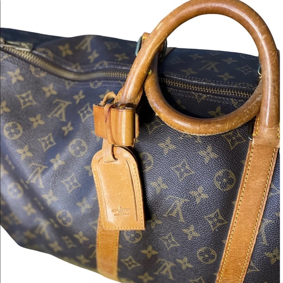Authentic Louis Vuitton 55 Keepall Bag [VINTAGE] - Picture 3 of 8